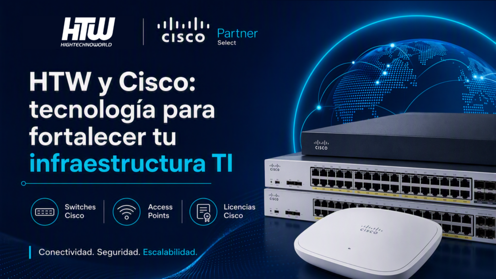 Soluciones Cisco de switches, access points y conectividad para infraestructura TI empresaria